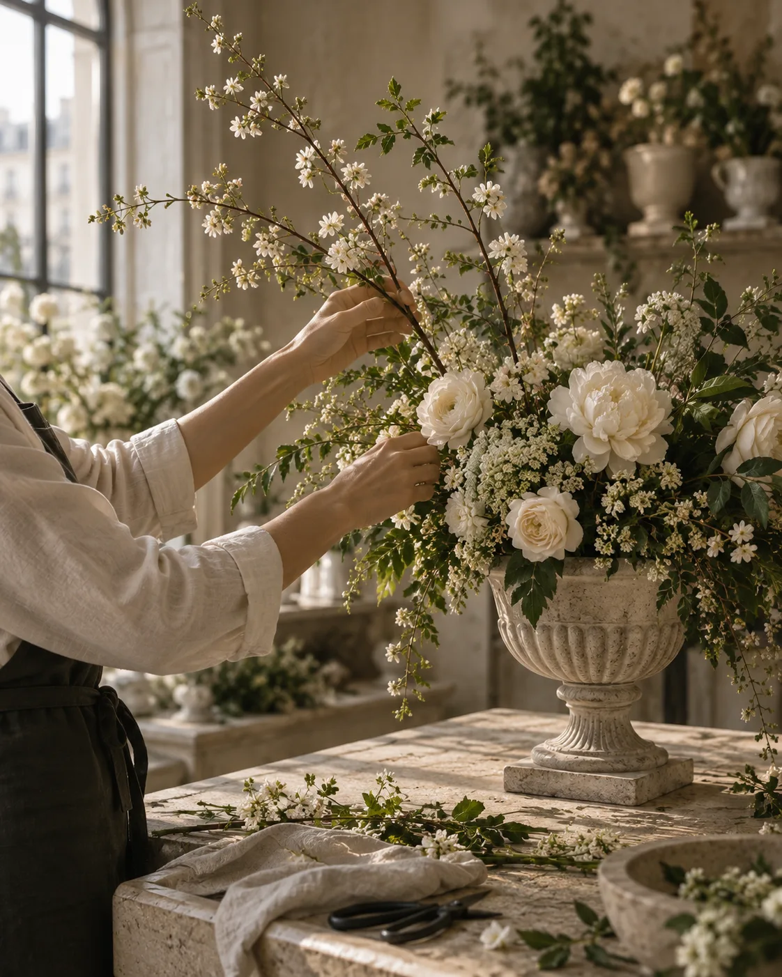 Composition florale d’ambiance pour l’univers Entreprises